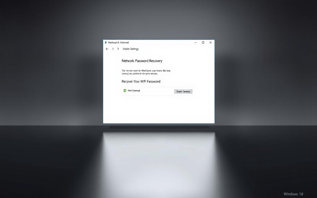 Windows 10 Network Settings Password Recovery