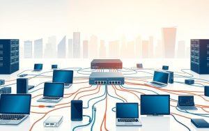 how does a computer network operate